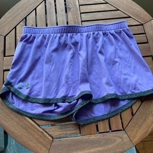 Under Armour Lavender and Black Shorts